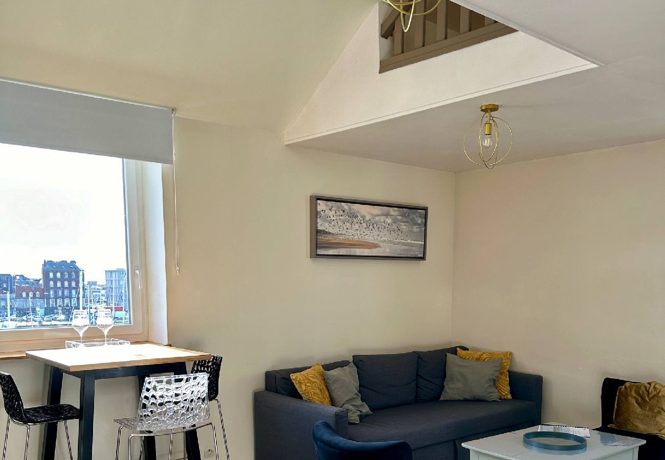 Apartment in Dieppe - CHAMPLAIN DUPLEX Dieppe Vue mer Port de plaisance
