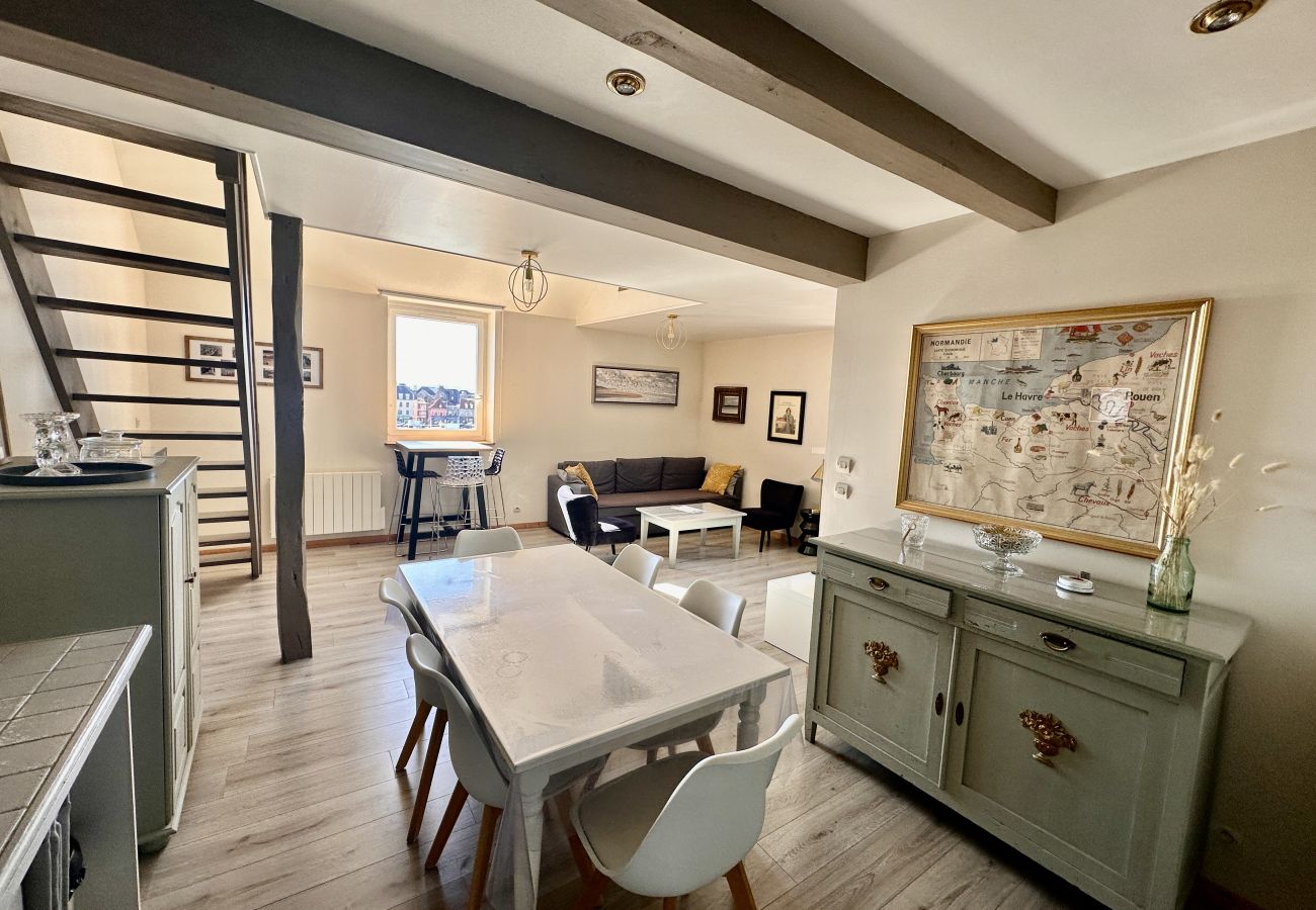 Apartment in Dieppe - CHAMPLAIN DUPLEX Dieppe Vue mer Port de plaisance