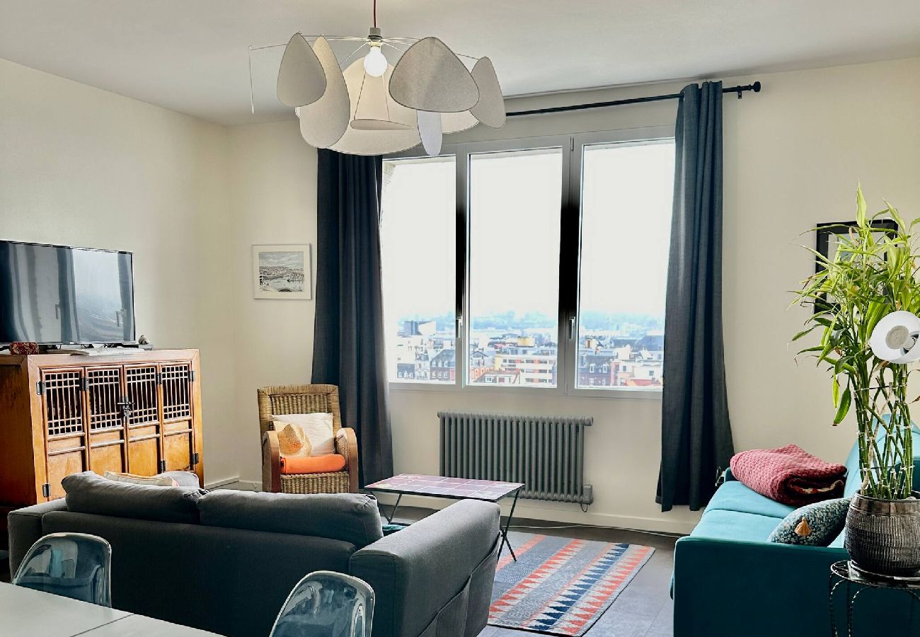 Apartment in Dieppe - GAMBETTA Dieppe Vue et proche centre ville
