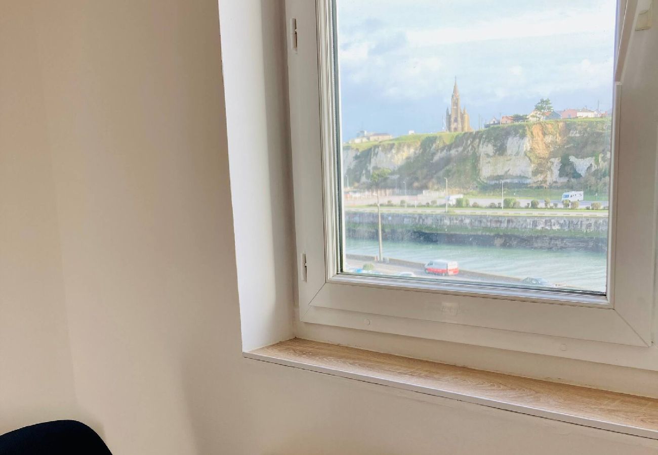 Studio in Dieppe - BELLE VUE Dieppe Vue mer