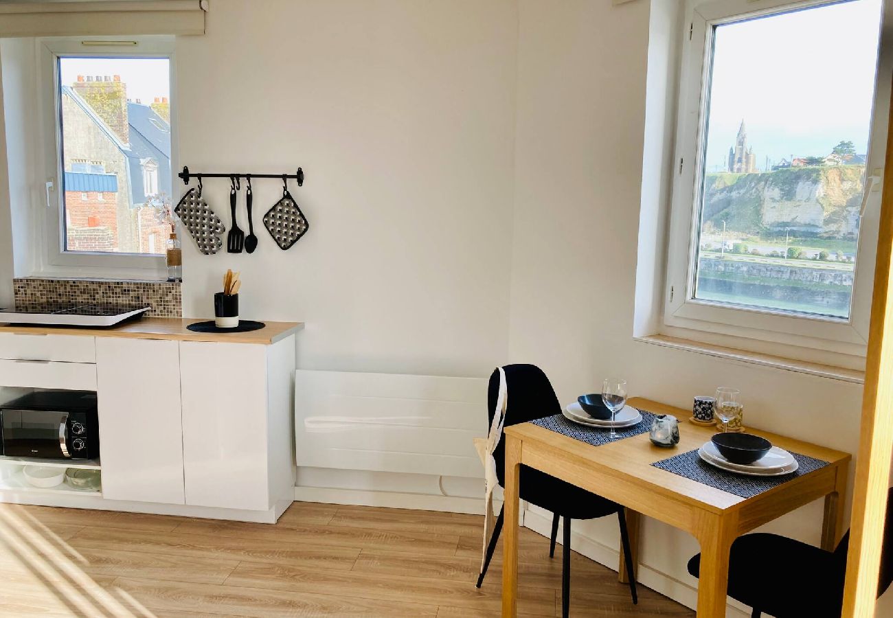 Studio in Dieppe - BELLE VUE Dieppe Vue mer