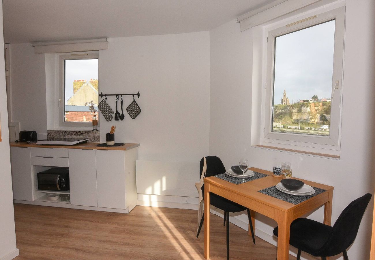 Studio in Dieppe - BELLE VUE Dieppe Vue mer