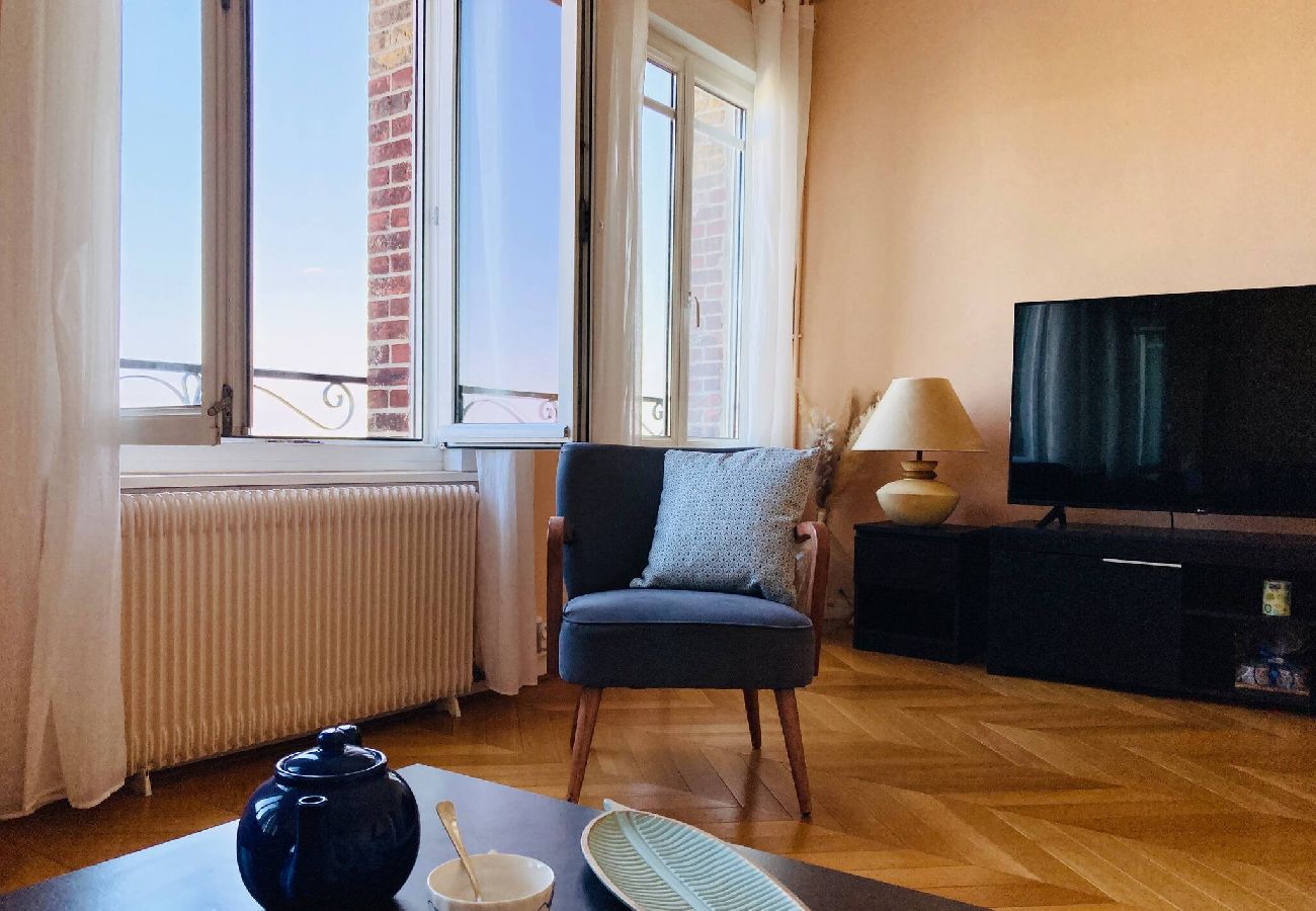 Appartement à Dieppe - PIEDS DANS L'EAU Dieppe Vue mer