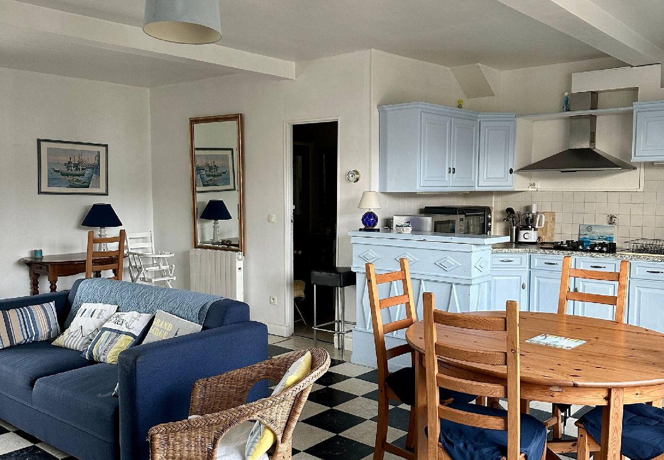 Maison à Quiberville - VILLA LES MOUETTES Quiberville vue mer