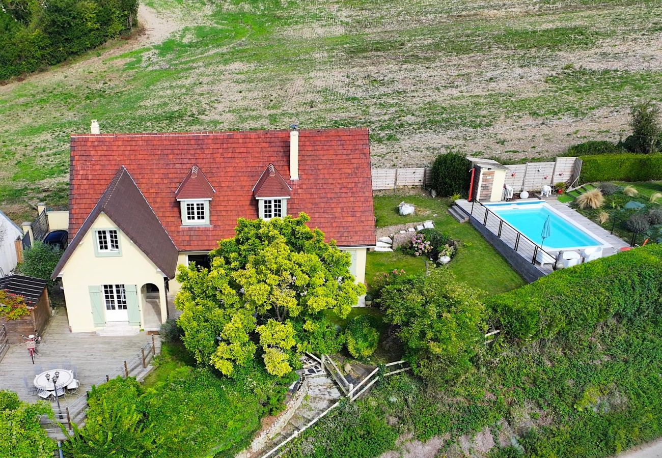 Maison à Martin-Eglise - LE PETIT PARADIS tout confort avec piscine extérie