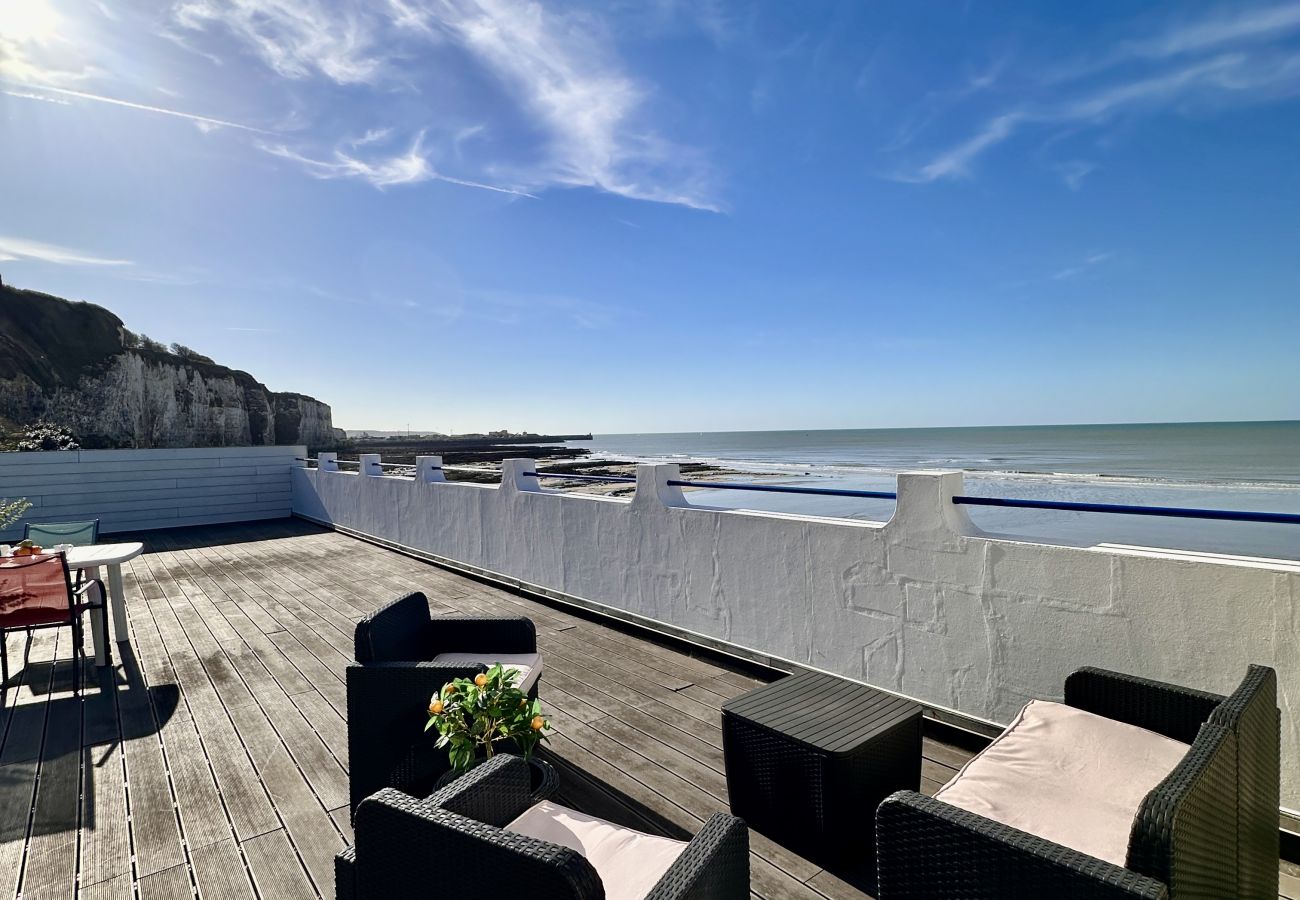 Appartement à Neuville-lès-Dieppe - VUE MER EXCEPTIONNELLE – accès plage de Puys