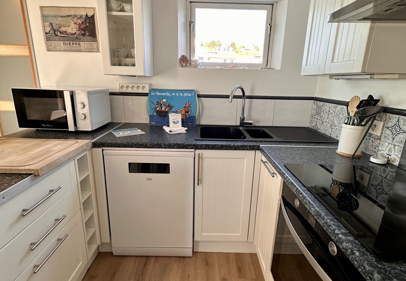 Appartement à Neuville-lès-Dieppe - VUE MER EXCEPTIONNELLE – accès plage de Puys